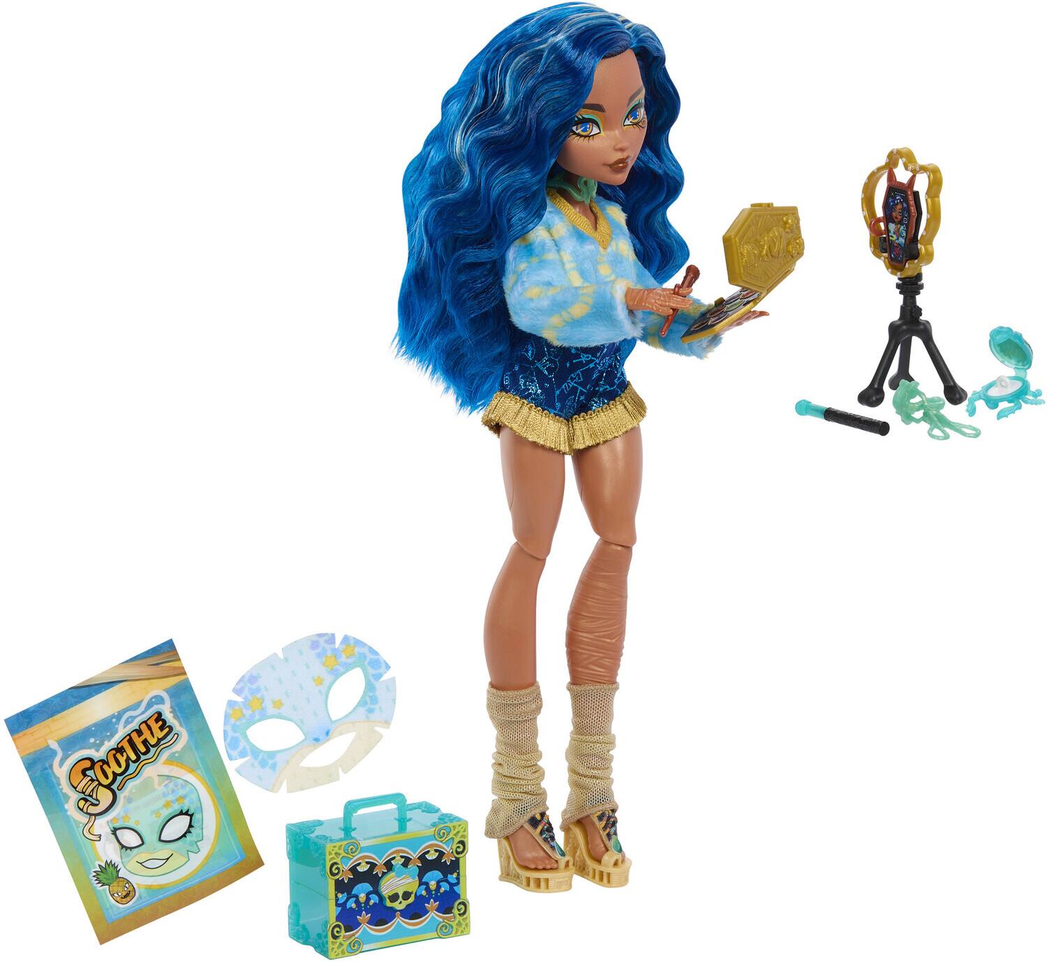 Alt View 2. Mattel - Monster High Self-Scare Secrets Cleo De Nile Fashion Doll & Accessories   - COLLECTIBLES - Multicolor.