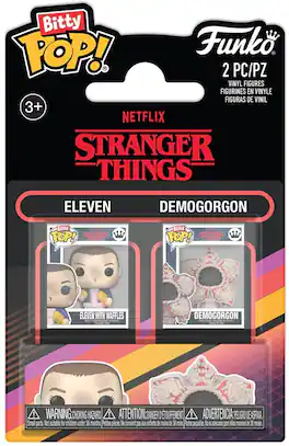 Funko - Bitty POP: Stranger Things 2-Pack - Eleven & Demogorgon - COLLECTIBLES - Multicolor