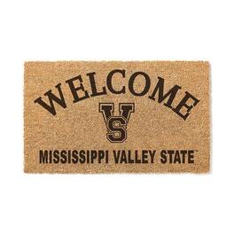 Jardine - Mississippi Valley State Delta Devils 18" x 34" Welcome Coir Doomat - Brown