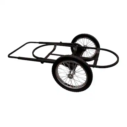 Front. Muddy - Muddy Mule Game Cart with 16 Inch Wheels and 300 Lbs. Capacity - Black/Black.