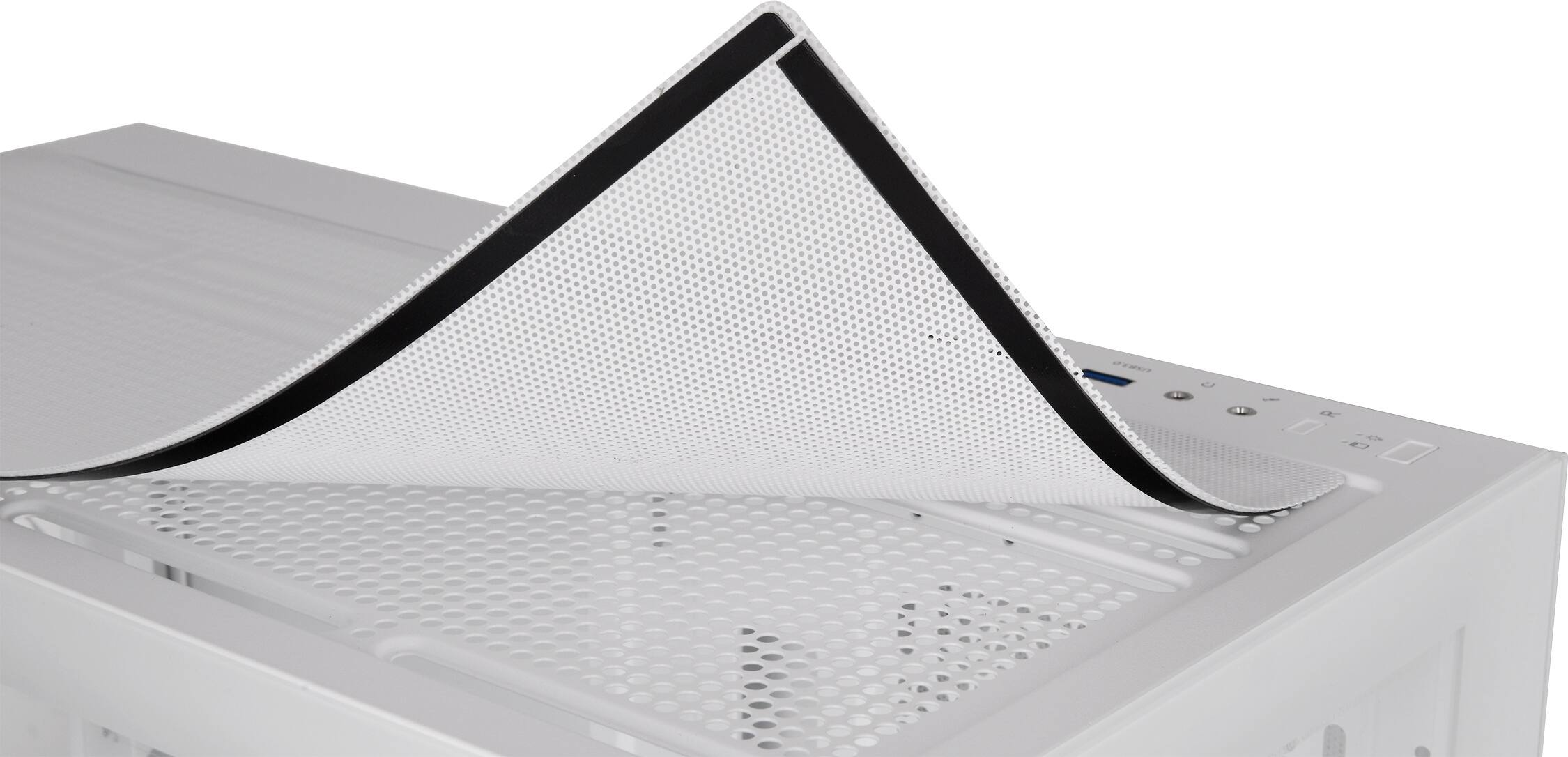 Alt View 21. Thermaltake - View 270 Plus TG ARGB Mid Tower E-ATX PC Case - Snow.