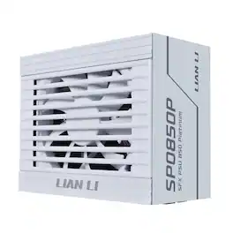 Lian Li - SP 850W Full Modular Power Supply with 12V-2x6 Cable - ATX 3.1 & PCIE 5.1 Compliant, Cybenetics Platinum Efficiency - White