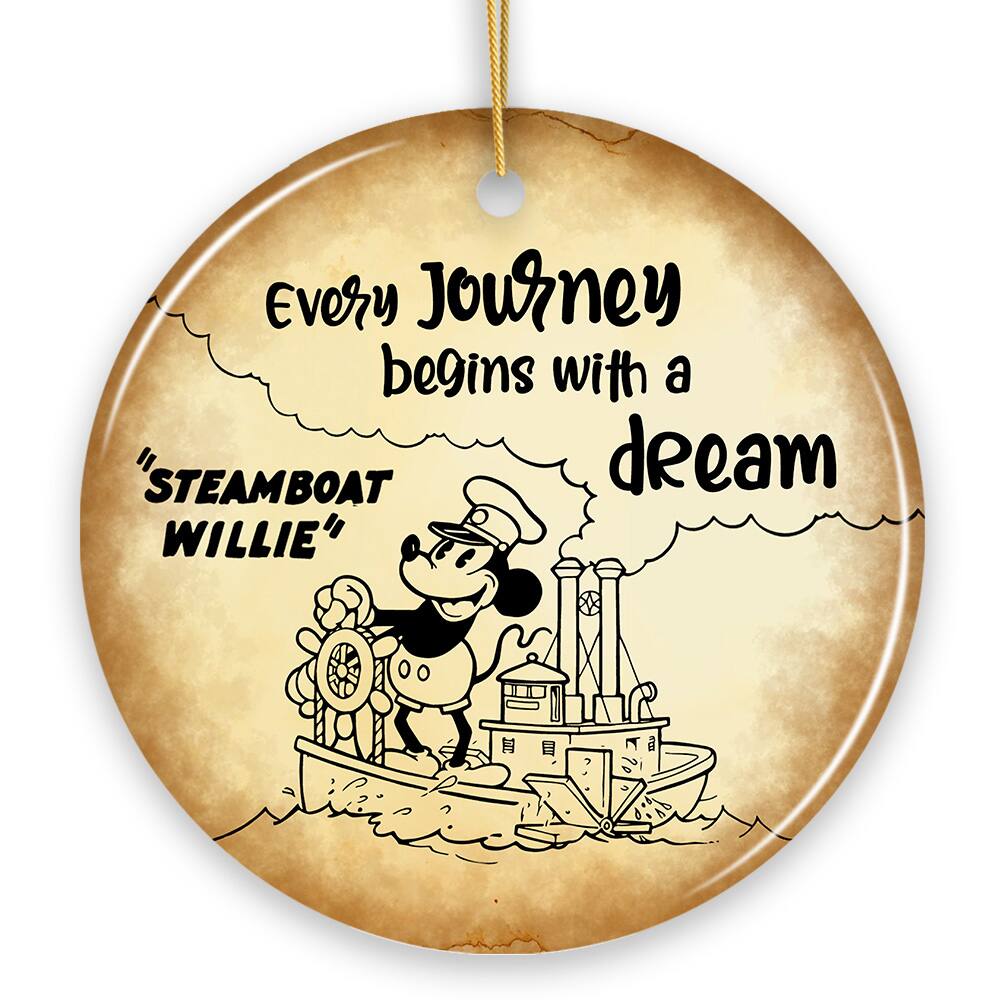 Every Journey begins with a dream  
"STEAMBOAT WILLIE"