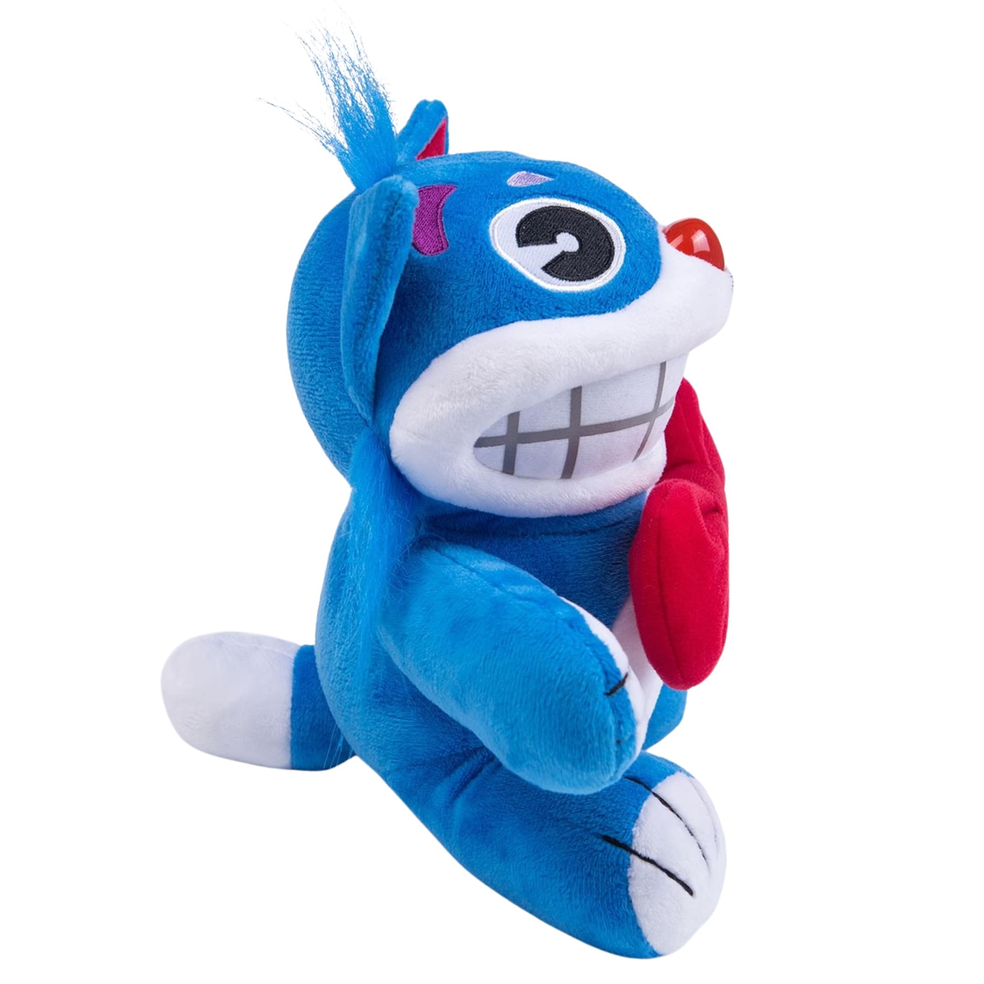 Alt View 2. Gaming Heads - Fallout 76 Mr. Fuzzy 9.5 Inch Collector Plush - Blue.