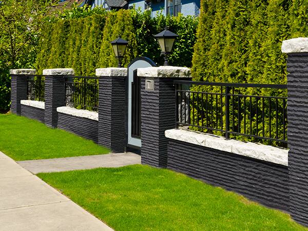 Alt View 6. LOVMOR - 1 Pack Faux Stone Wall Covering Panels for Interior and Exterior Decor PU Stone Veneer Exterior Exterior Siding - Black Flowing Stone.