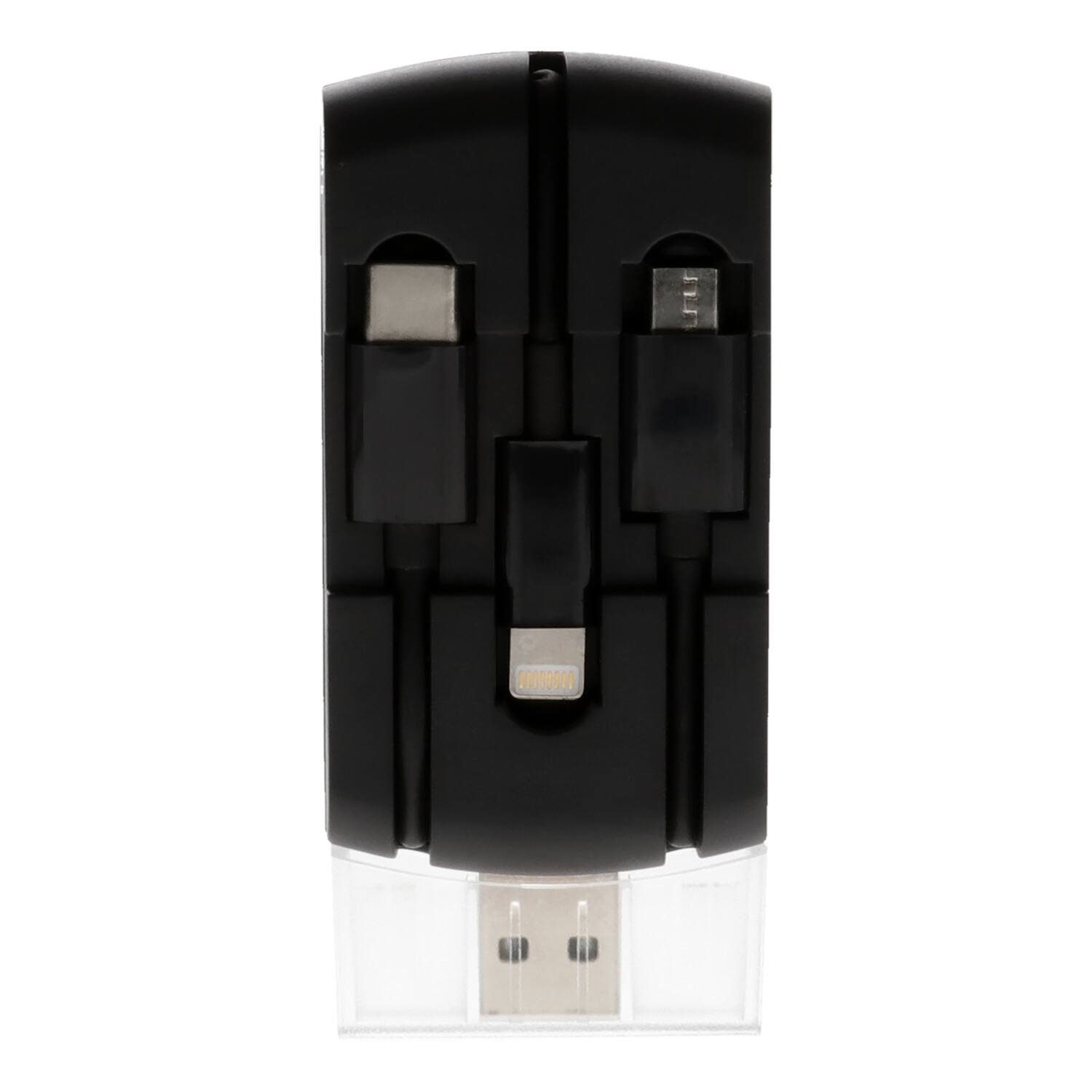 Left. Stealth Cam - QMCR 4:1 SD Card Reader - Black.