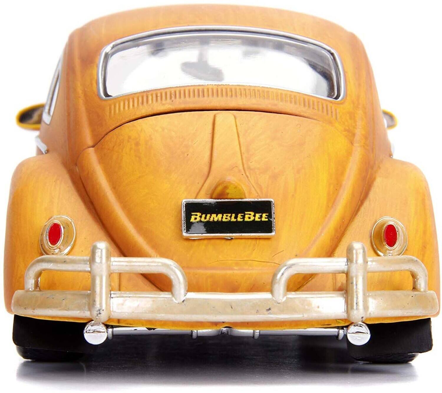 Alt View 2. Jada Toys - Jada Toys - Transformers Bumblebee Movie Volkswagen Beetle Die-cast Car, 1:24 Scale Vehicle & 2.75 - Collectibles - Mulitcolor.