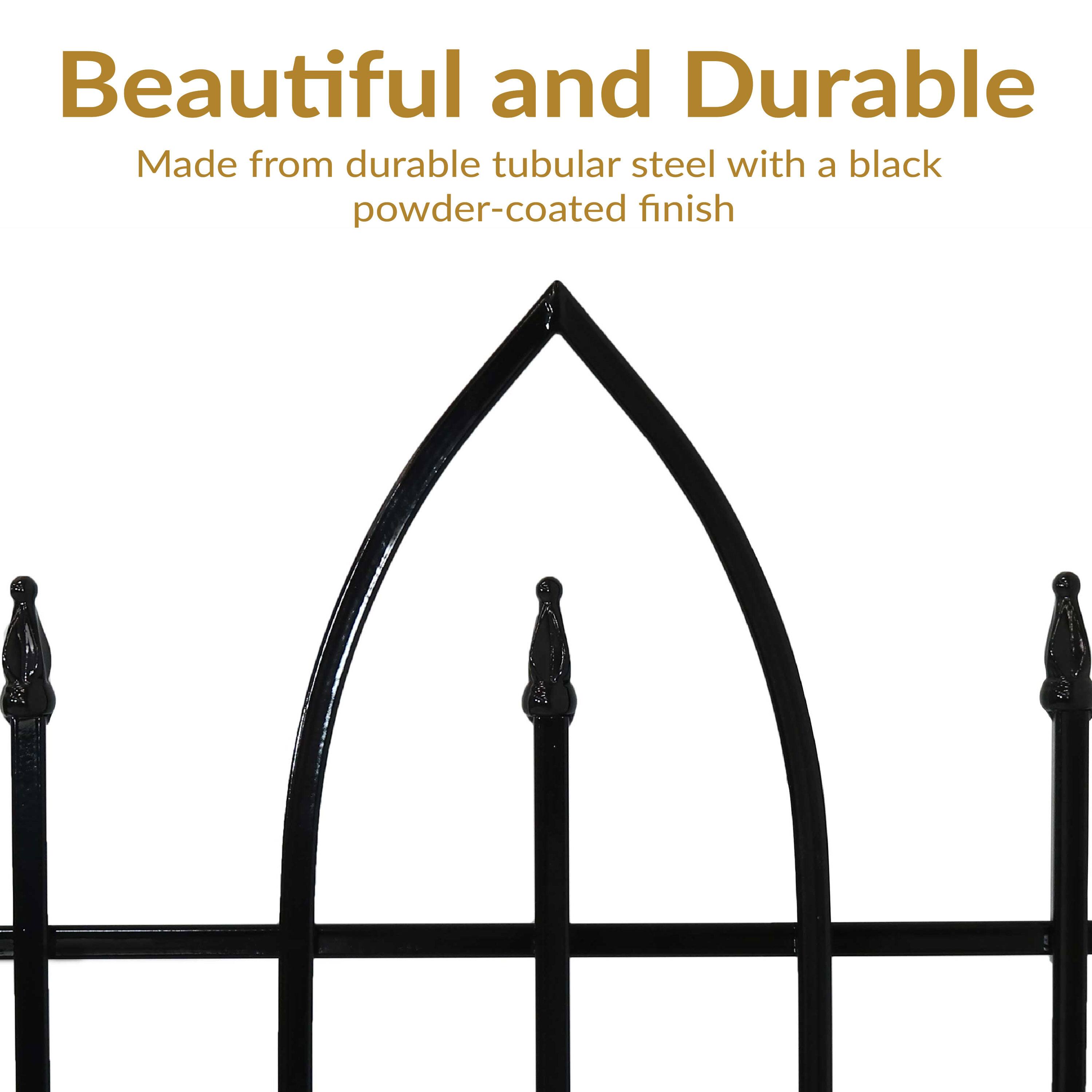 Beautiful and Durable

Made from durable tubular steel with a black powder-coated finish