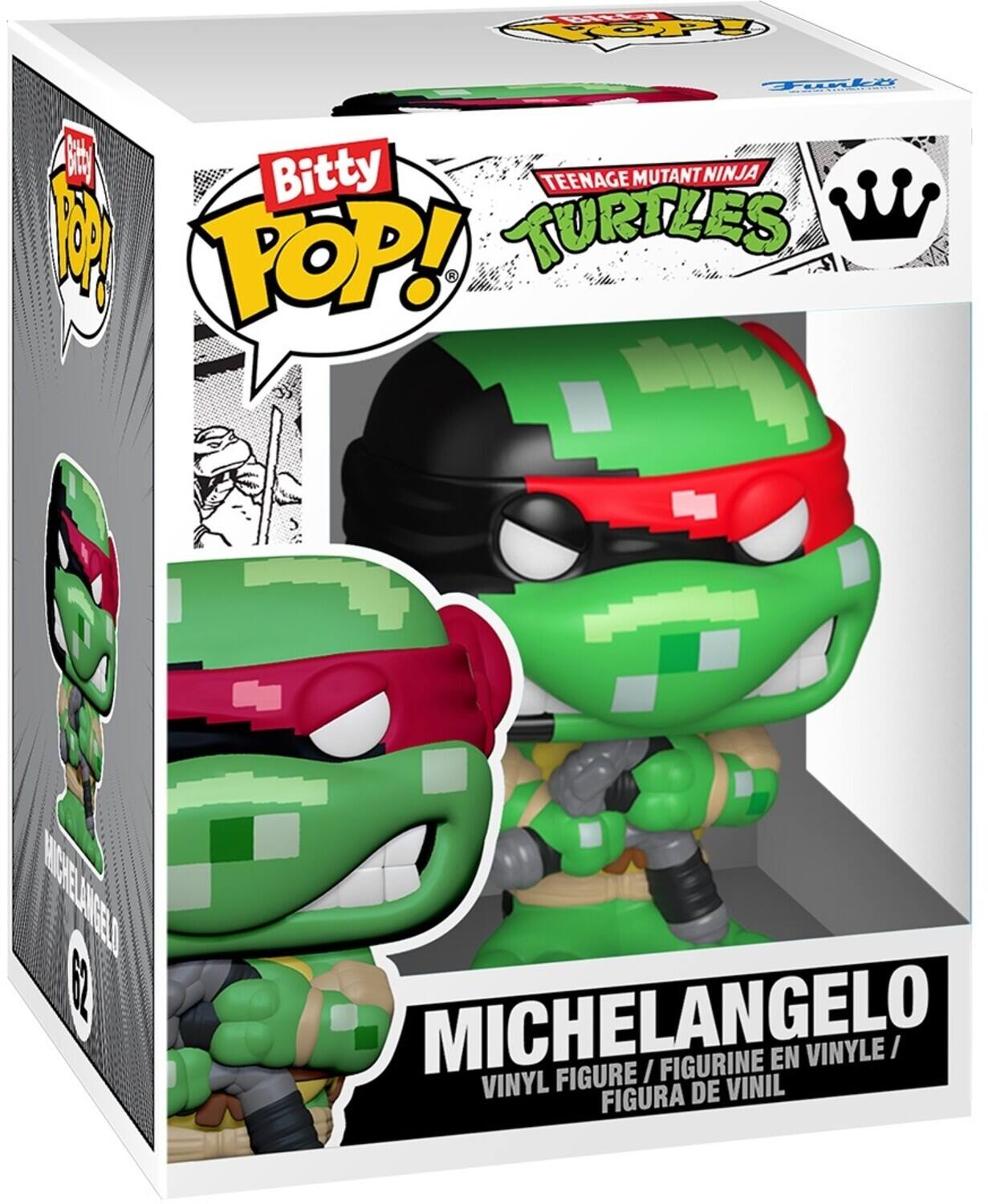 Bitty Pop! Teenage Mutant Ninja Turtles Michelangelo Vinyl Figure / Figurine en Vinyle / Figura de Vinil
