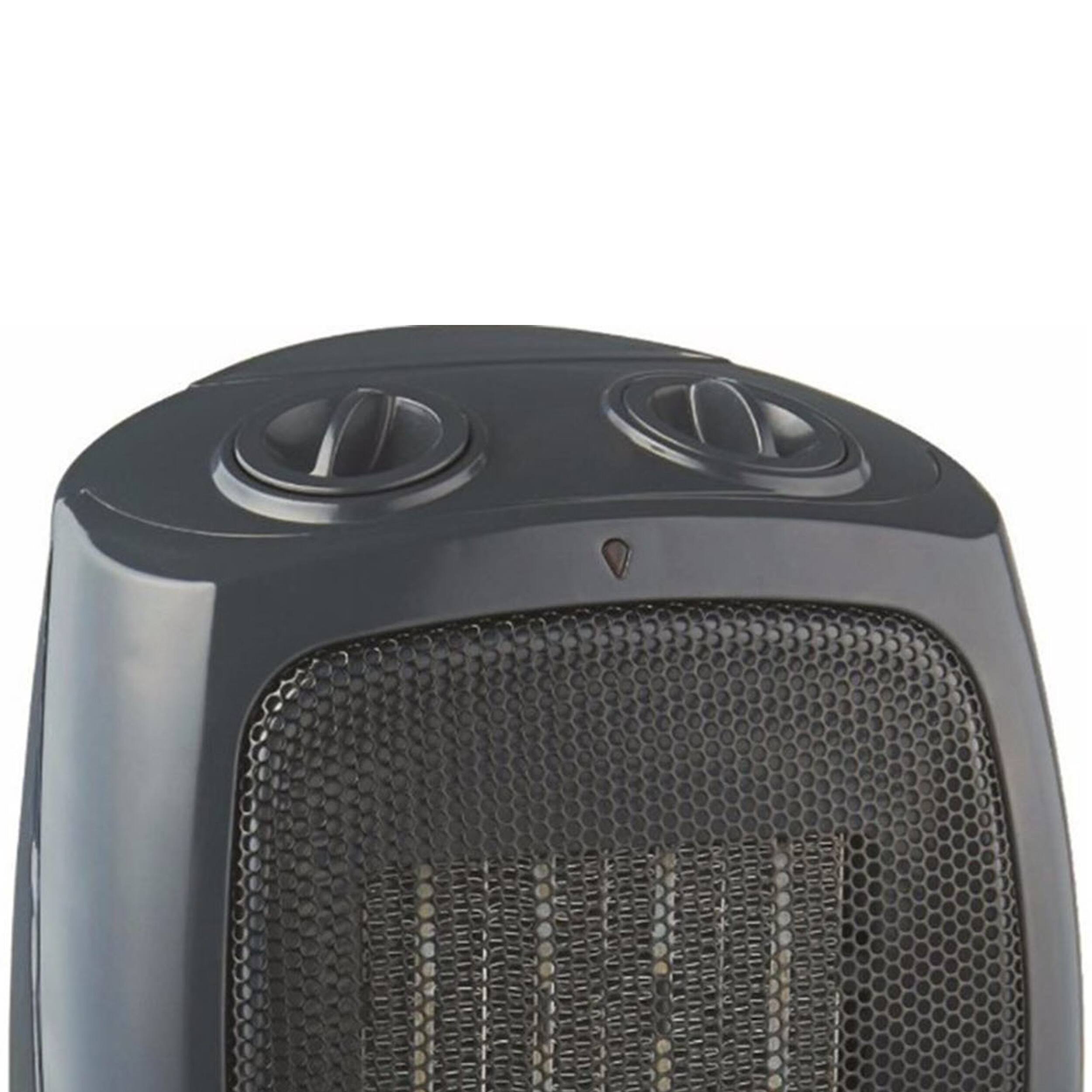 Alt View 1. Brentwood - Brentwood 1500 Watt Ceramic Fan Heater - Black.