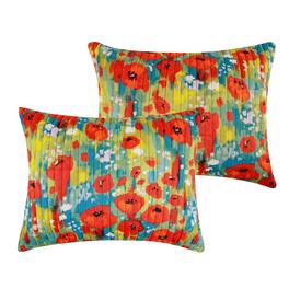 BreeBe - Poppies Sham Standard - Red