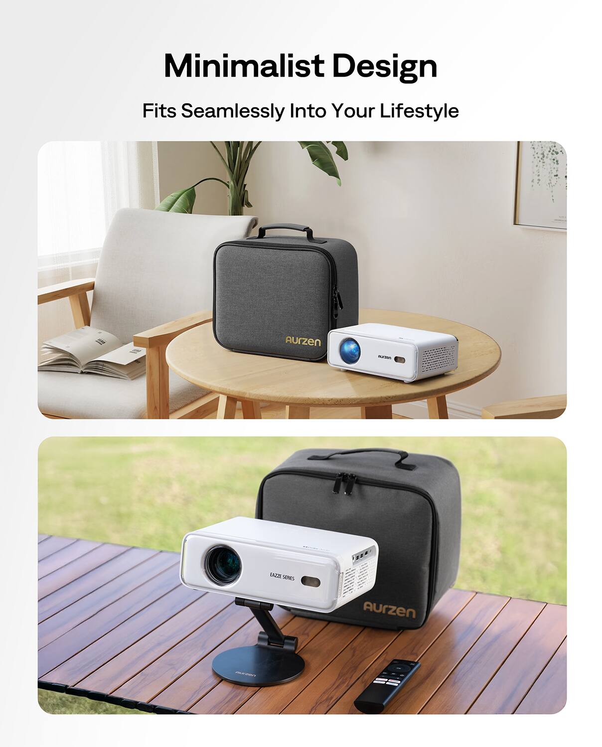 Minimalist Design  
Fits Seamlessly Into Your Lifestyle  

Aurzen  
EAZZE SERIES