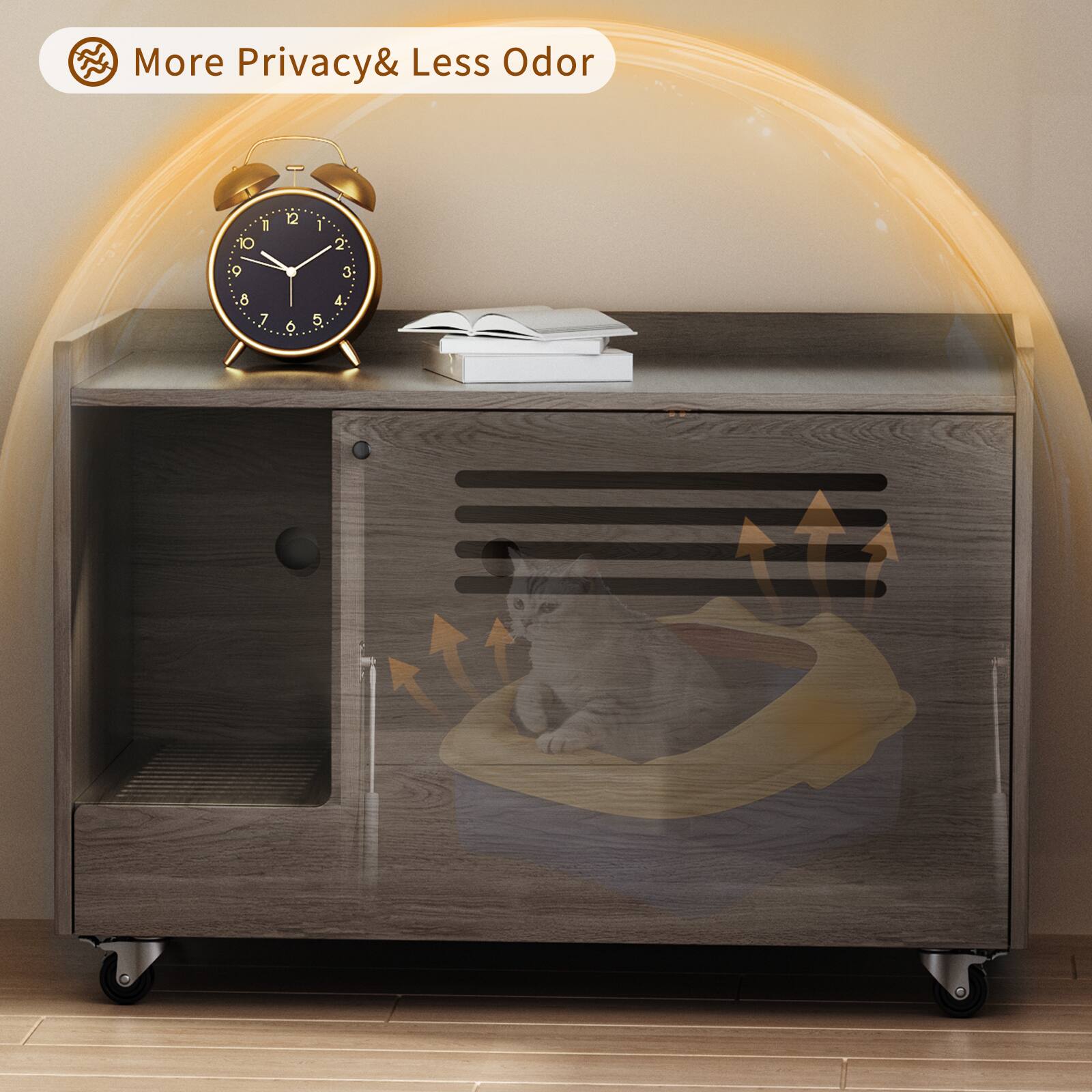 More Privacy & Less Odor