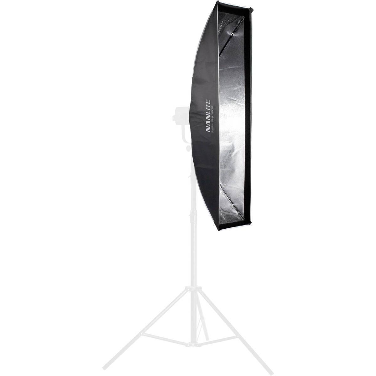 Alt View 3. NANLITE - Nanlite 12x55" Stripbank Softbox with Bowens Mount.
