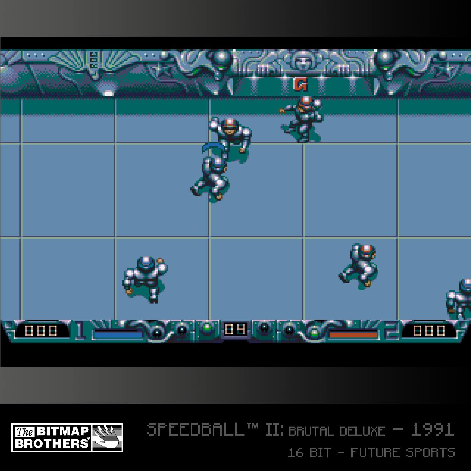 The Bitmap Brothers  
Speedball II: Brutal Deluxe - 1991  
16 Bit - Future Sports