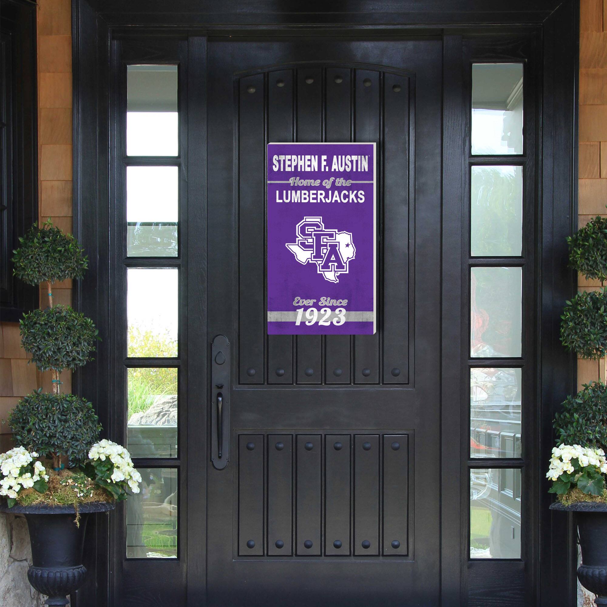 STEPHEN F. AUSTIN  
Home of the LUMBERJACKS  
Ever Since 1923