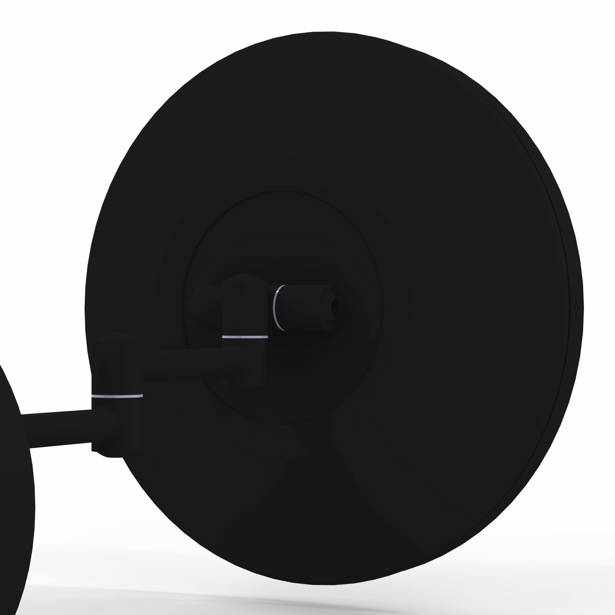 Alt View 5. Aptations - Aptations 9.63" LED Round Wall Mirror - 5X Magnification - Matte Black.