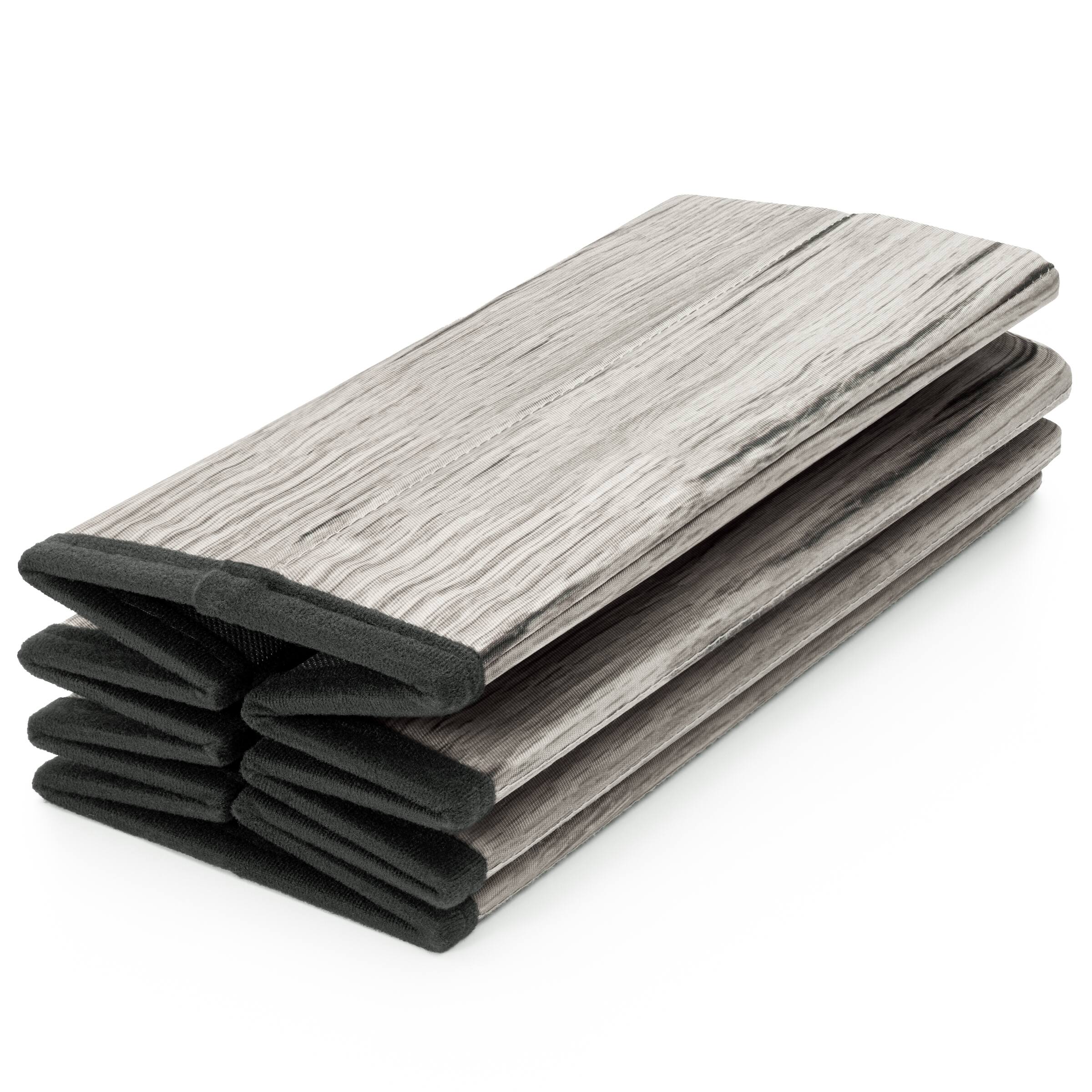 Alt View 3. Sorbus - Sorbus Tree Stump Stool, 2 Pack Storage Ottoman 15 Inch Fake Tree Stumps Log Stool Storage, Artificial Tree Trunk - Gray.