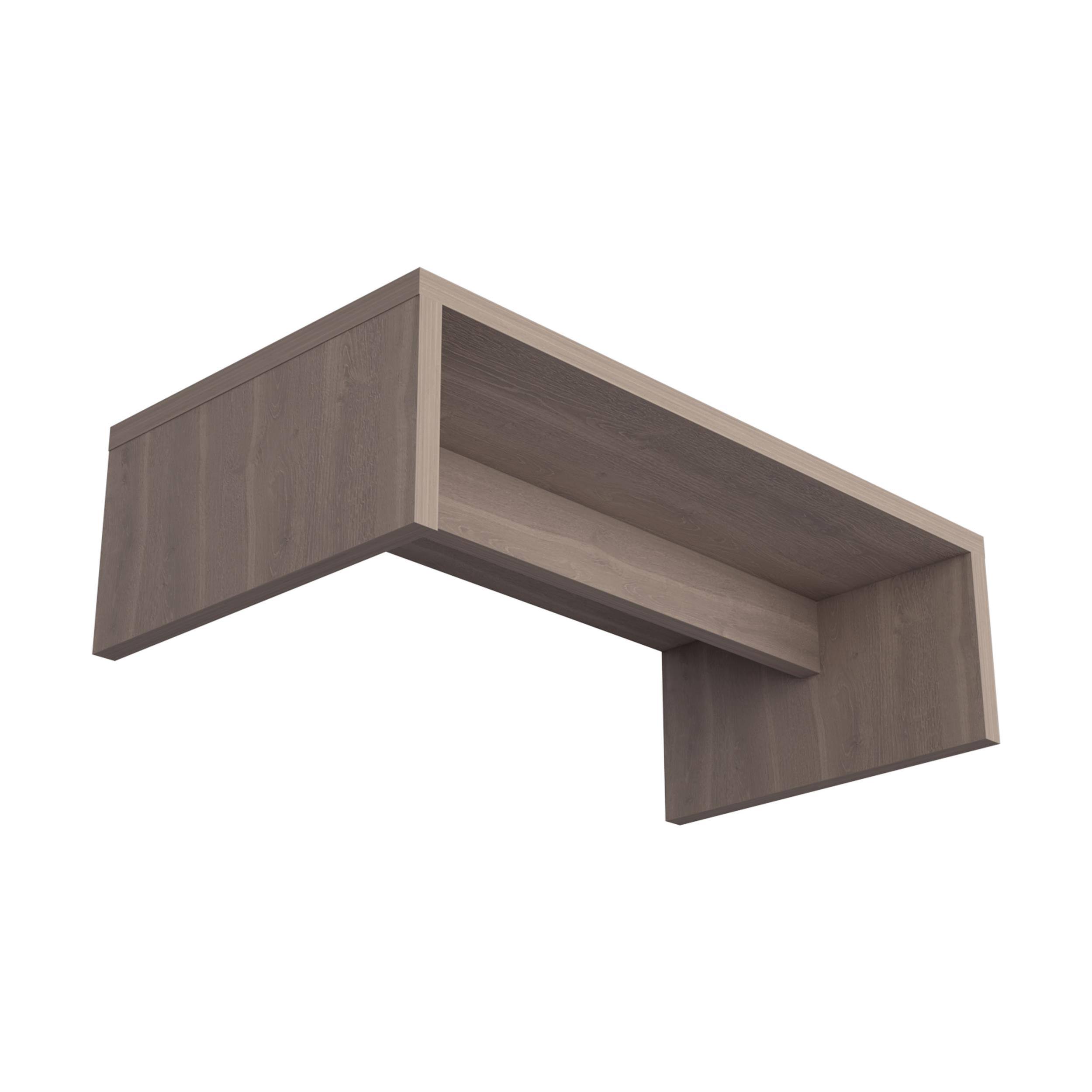 Alt View 4. TOV Furniture - Monitor Stand White Oak Engineered Wood - White Oak.