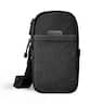 ALPAKA - Men’s Sling Bag & Belt Bag - Crossbody Phone Sling with Card Sleeve and HUB Compatibility - Black Axoflux 400D Washed Nylon