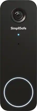 SimpliSafe - Video Doorbell Series 2 - Black