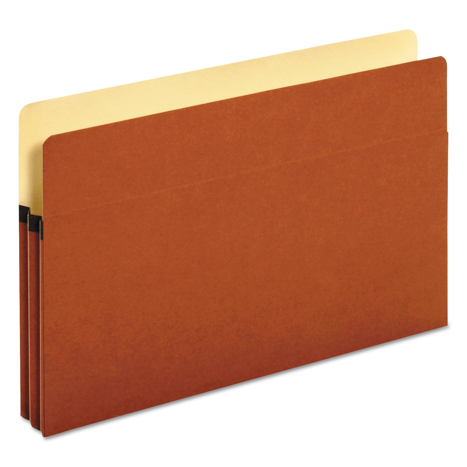 Left. Universal - Redrope Expanding File Pockets, 1.75" Expansion, Legal Size, Redrope, 25/box.