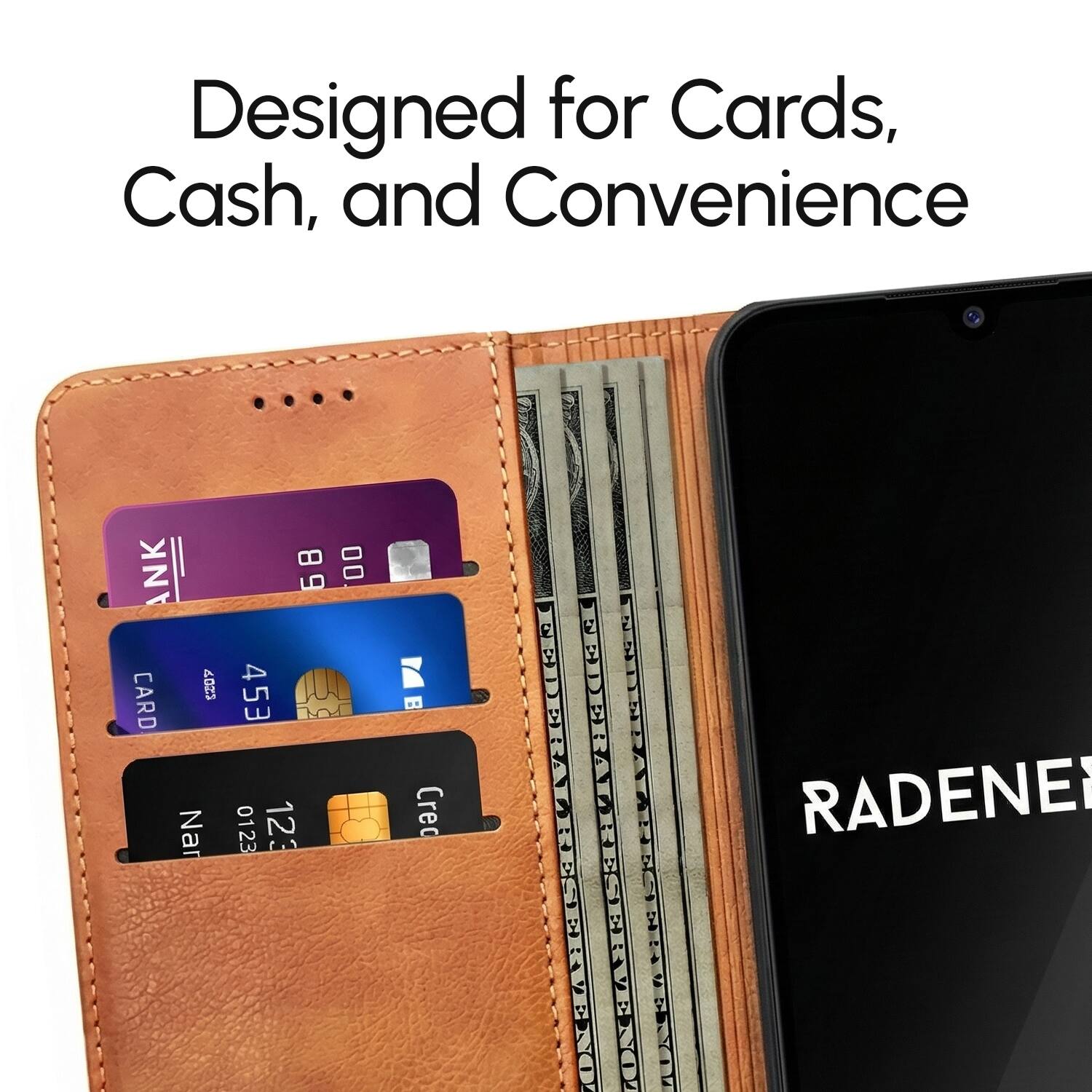 Designed for Cards, Cash, and Convenience

ANK CARD 1209  
Nar 89  
453 0123 123  

Crec RADENEI