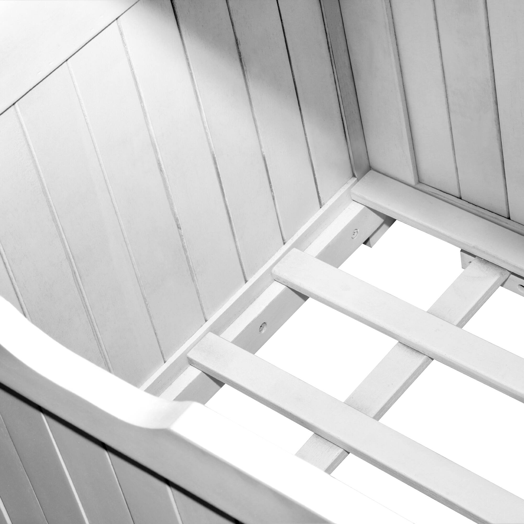 Alt View 4. Outsunny - Outsunny 41 Gallon Outdoor Storage Bench, Wooden Deck Box with Inner Waterproof PE Lining - White.