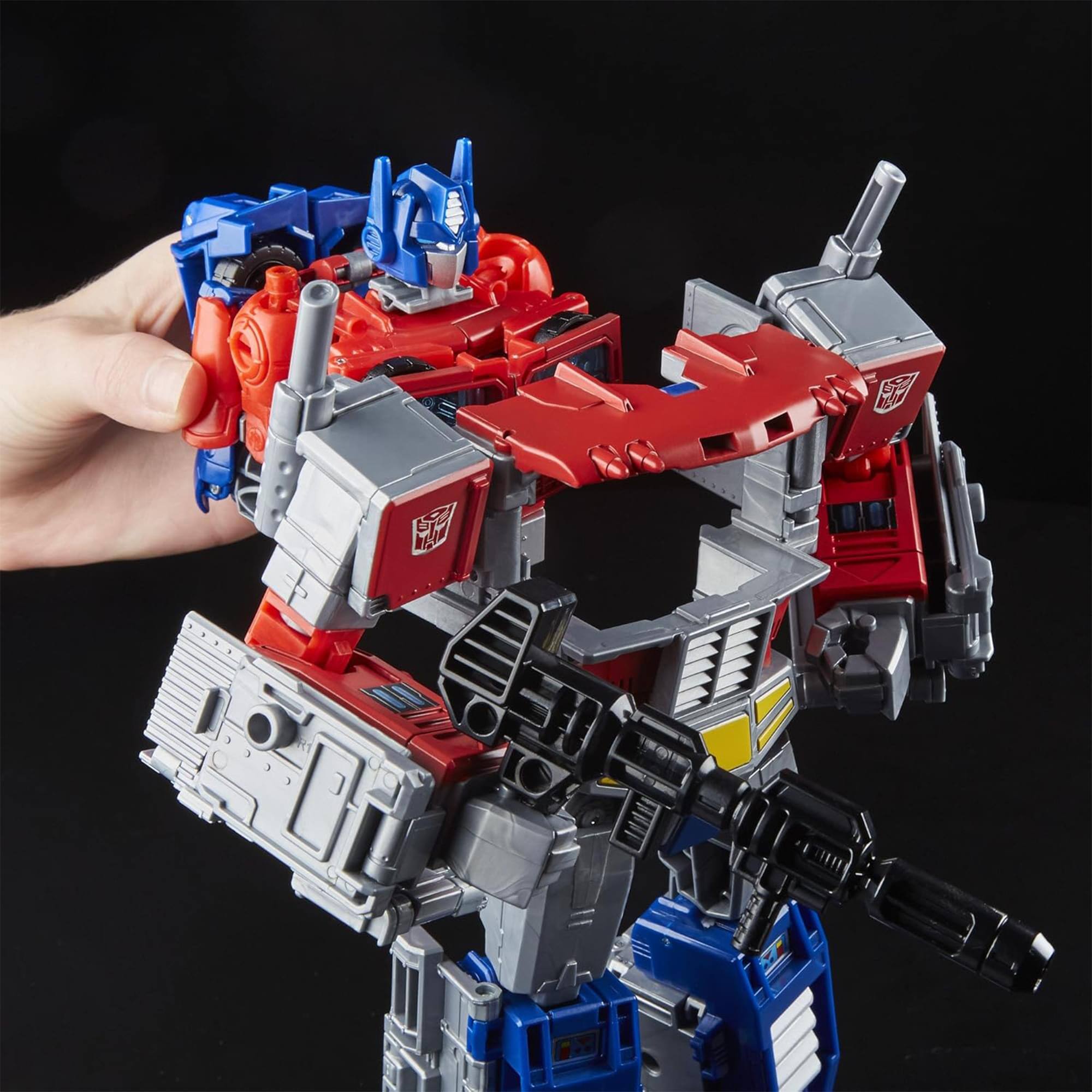 Alt View 2. Hasbro - Transformers Power Of The Primes Leader Evolution Optimus Prime - Multi-Colored.