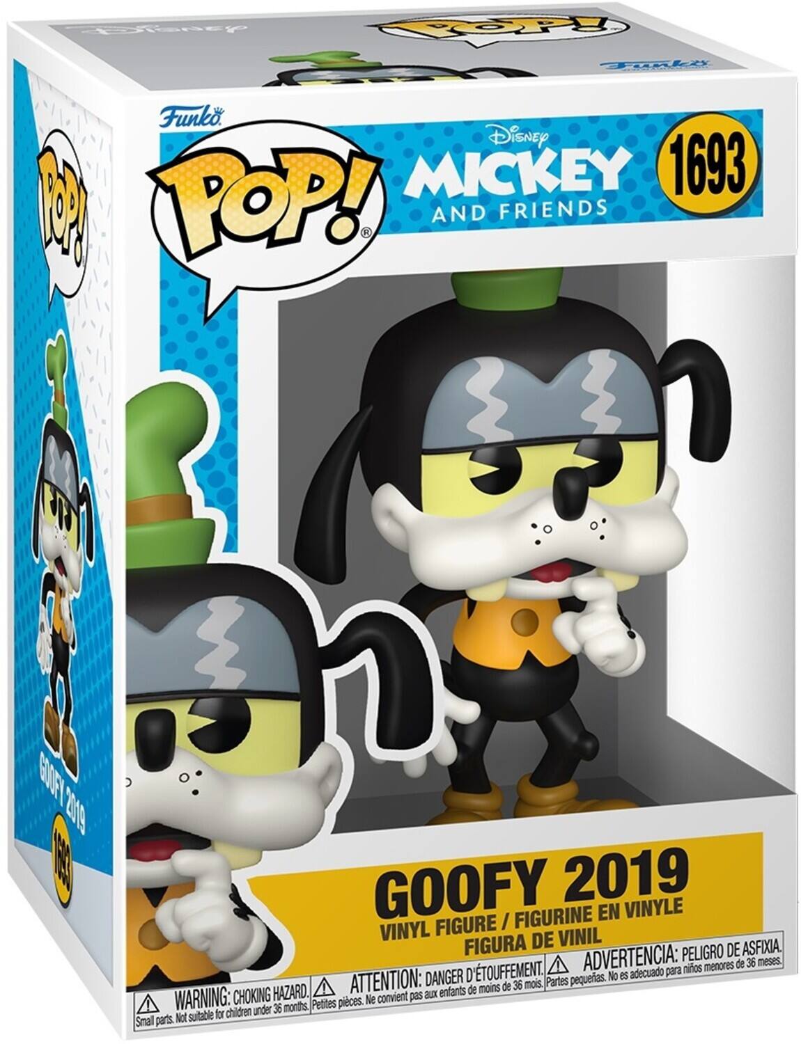 Funko POP! Disney MICKEY AND FRIENDS 1693 GOOFY 2019 VINYL FIGURE / FIGURINE EN VINYLE / FIGURA DE VINIL

WARNING: CHOKING HAZARD. Small parts. Not suitable for children under 36 months.  
ADVERTENCIA: PELOJO DE ASFIXIA. DANGER D'ÉTOUFFEMENT. ATTENTION: aux enfants de moins de 36 mois.
