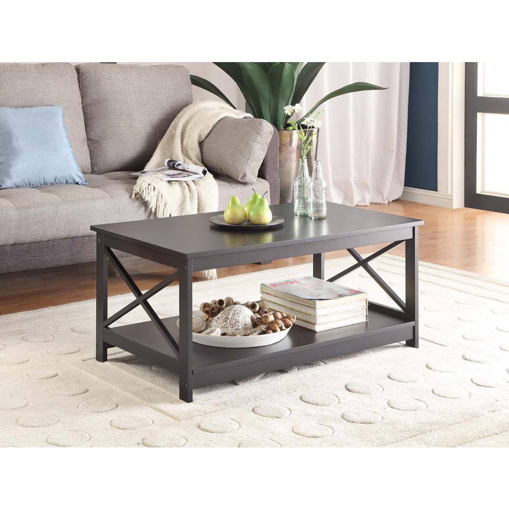 Angle. Convenience Concepts - Oxford Coffee Table - Black.