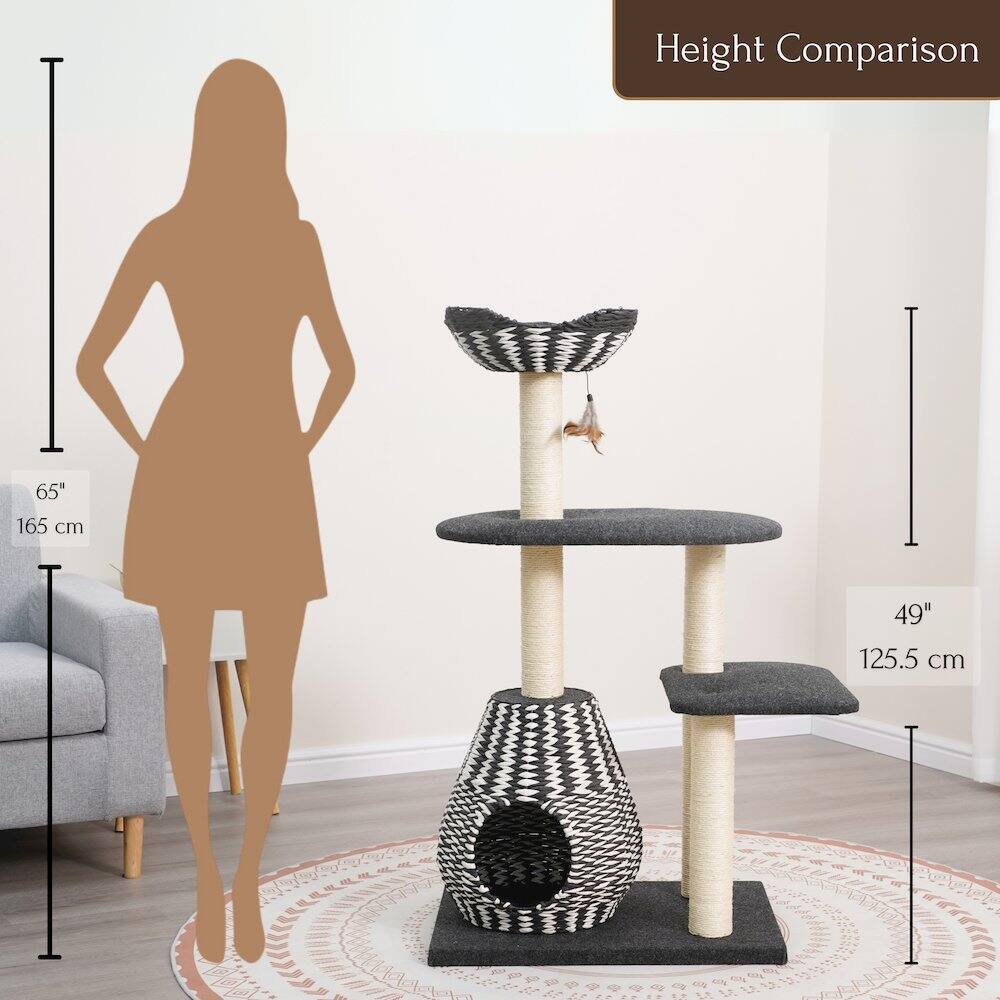 Height Comparison  
65" 165 cm  
49" 125.5 cm