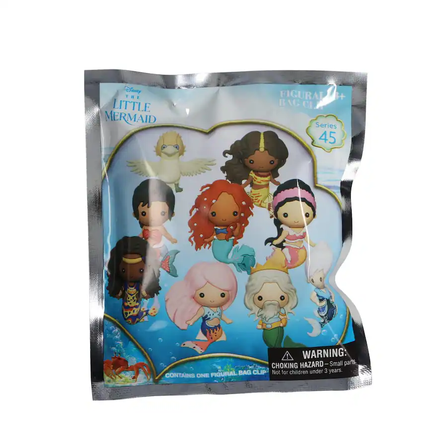 Random Construction Monogram Disney The Little Mermaid Movie 3D Foam Bag Clip | 1 Random ...