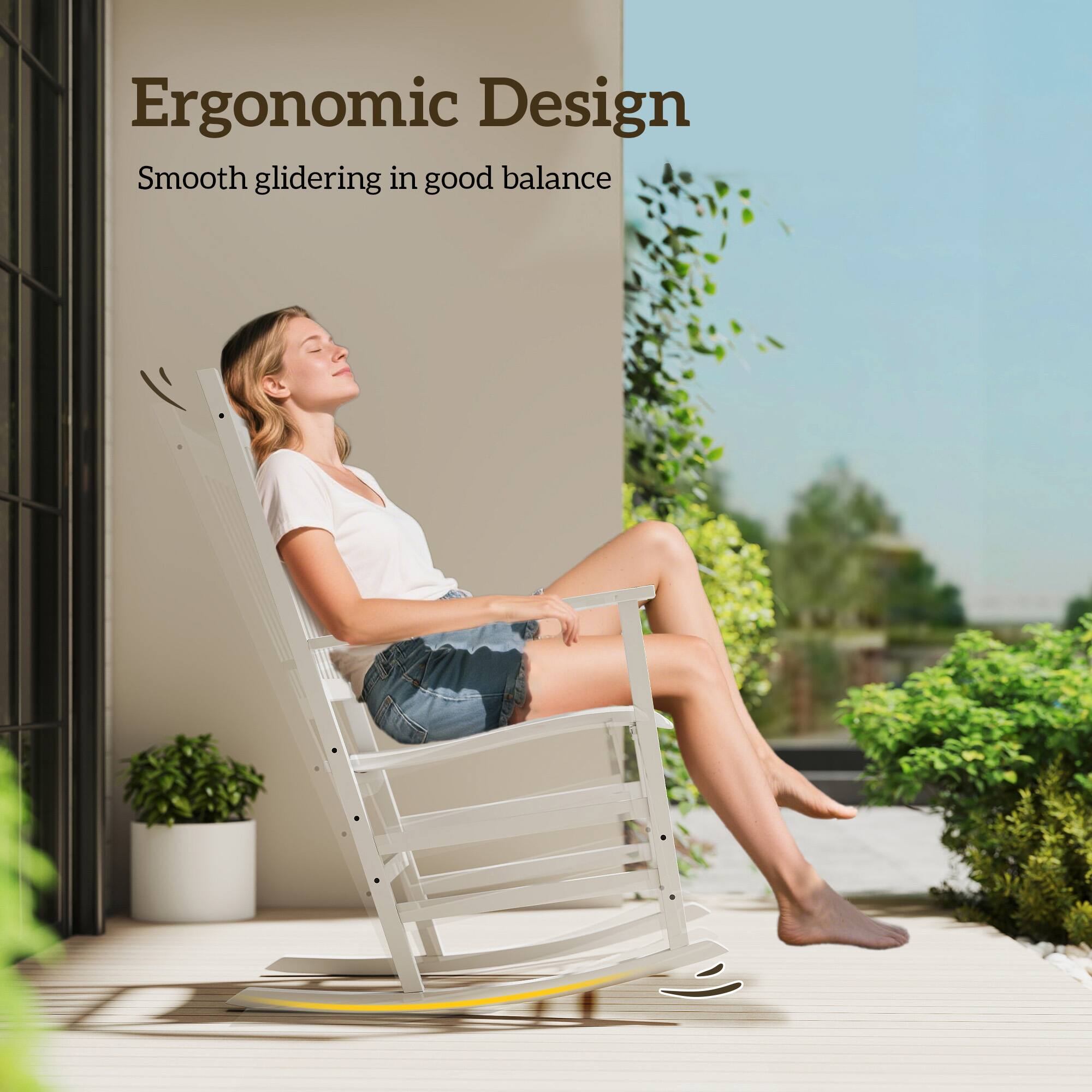 Ergonomic Design
Smooth gliding in good balance