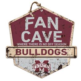Jardine - Mississippi State Bulldogs Fan Cave Badge Sign - Maroon