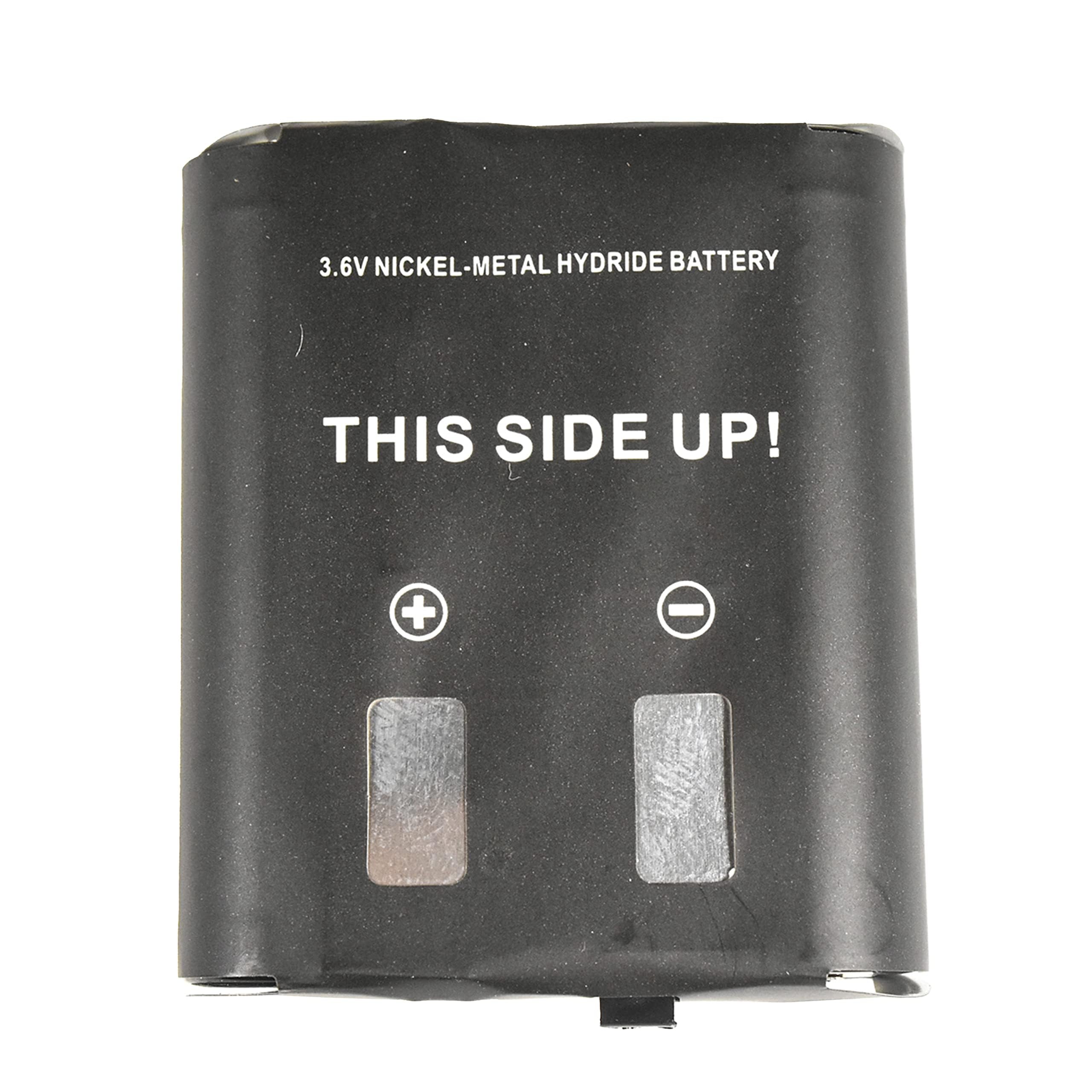 3.6V NICKEL-METAL HYDRIDE BATTERY
THIS SIDE UP!