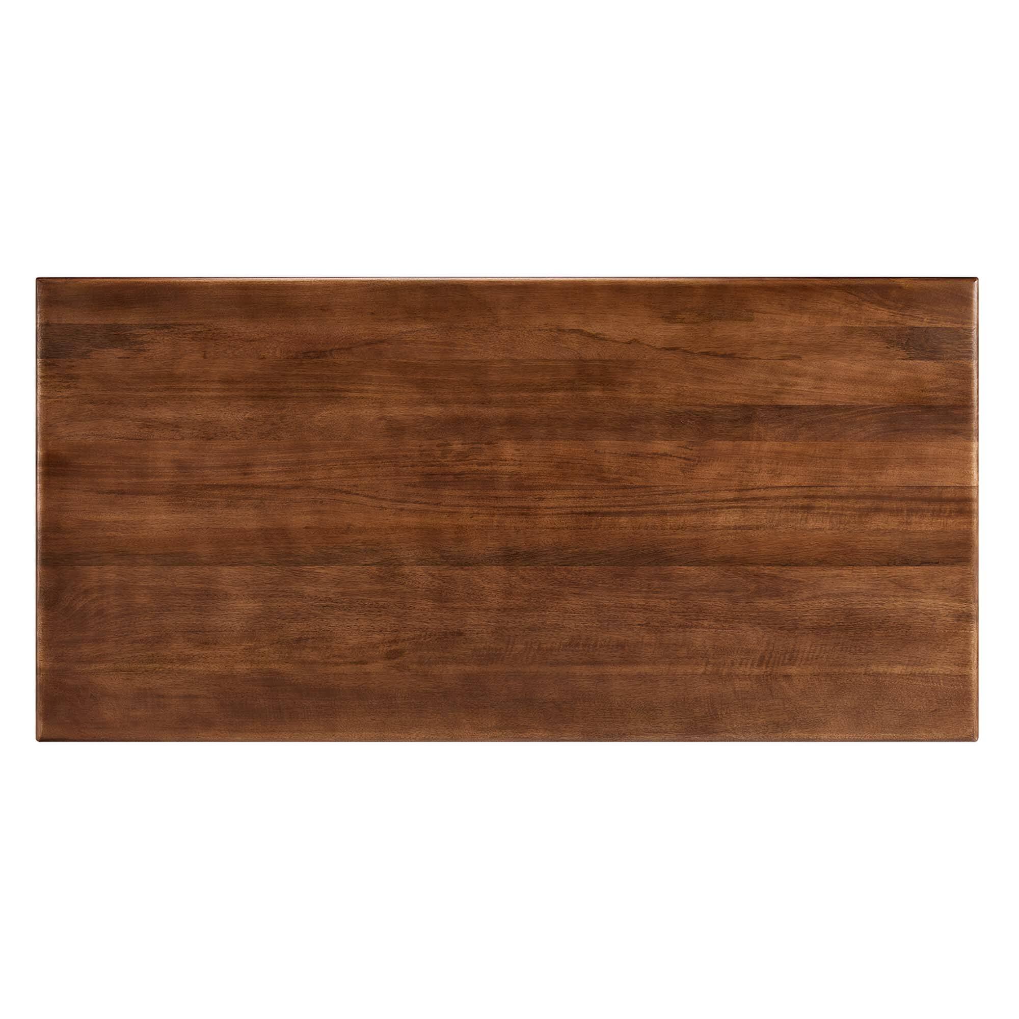 Alt View 4. Modway - Rivian Rectangular 70" Wood Dining Table by Modway - Walnut.