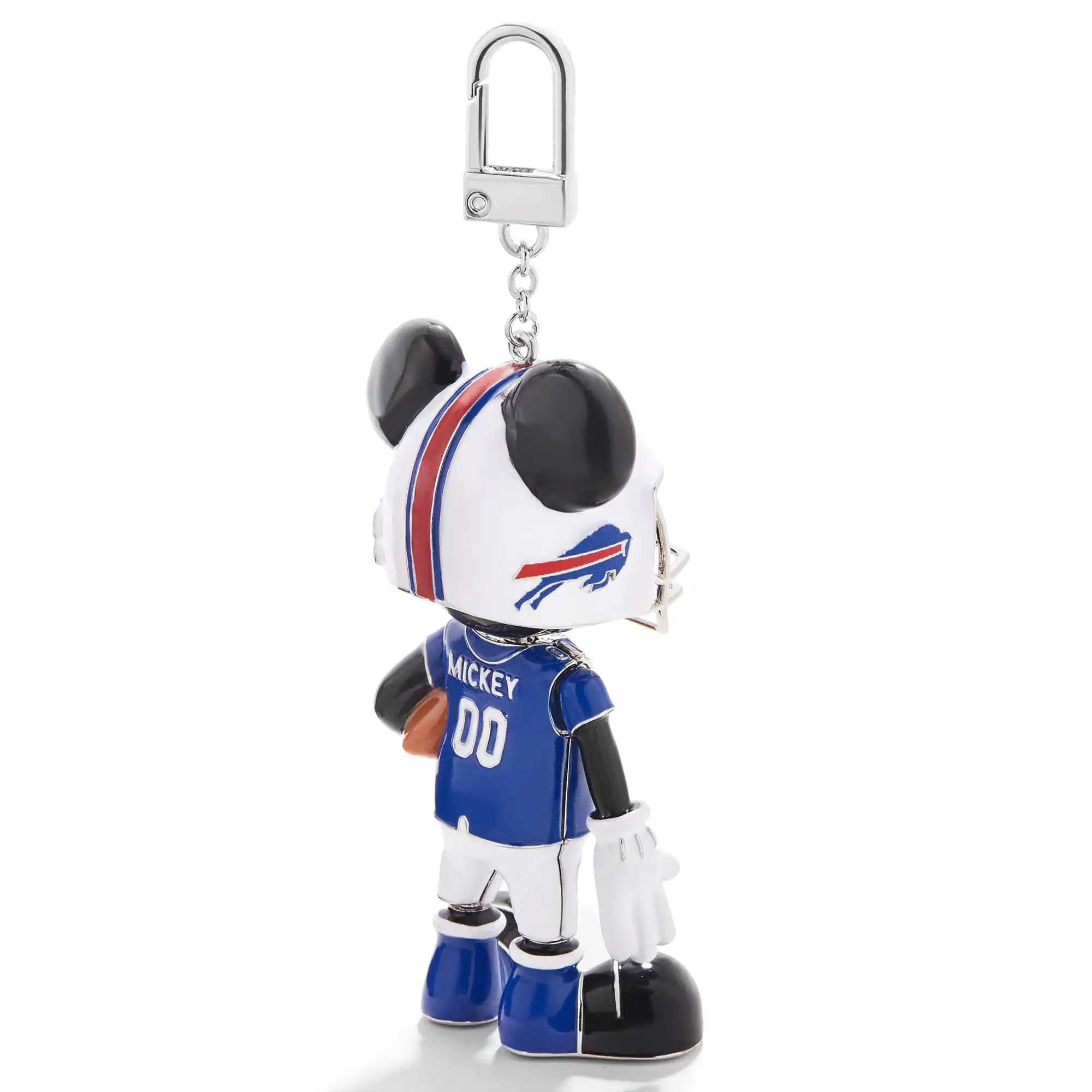 Alt View 1. BaubleBar - Buffalo Bills Disney Mickey Mouse Keychain - White.