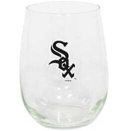 The Memory Company - Chicago White Sox 15oz. Stemless Wine Glass - Multicolor