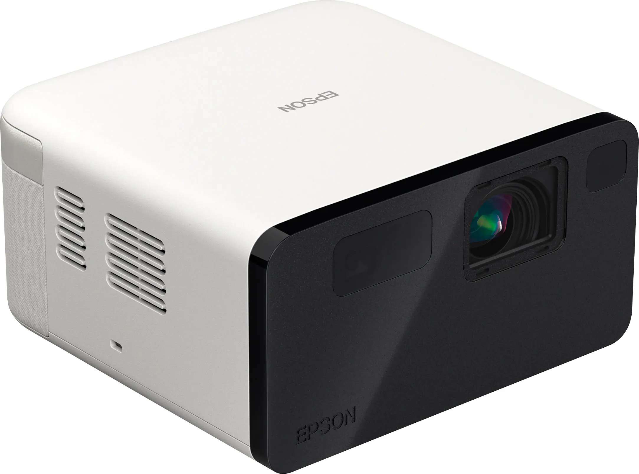 Epson - EpiqVision Mini EF21 Portable Smart Laser Projector, 1,000 Lumens, 1080p HDR, 3-Chip 3LCD, Google TV, Netflix, Speakers - White