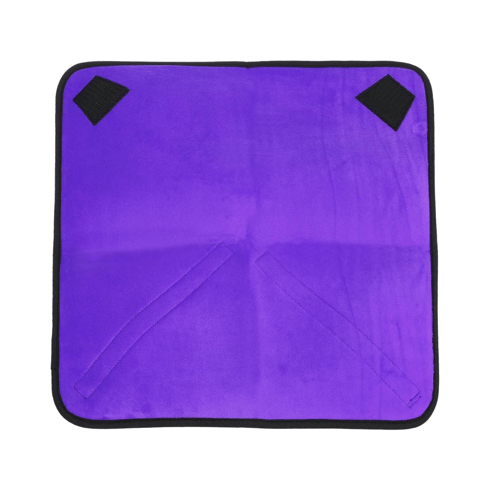 Alt View 3. Unique Bargains - Camera Protective Wrap, 16"x16" Neoprene Lens Wrap Cloth with Hook and Loop for SLR Lens and Camera Gear - Black Purple.