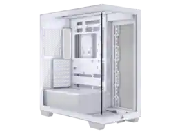 CORSAIR - 3500X White Tempered Glass Mid-Tower Case – Reverse Motherboard, 10x 120mm Fans, 2x 360mm Radiators - White