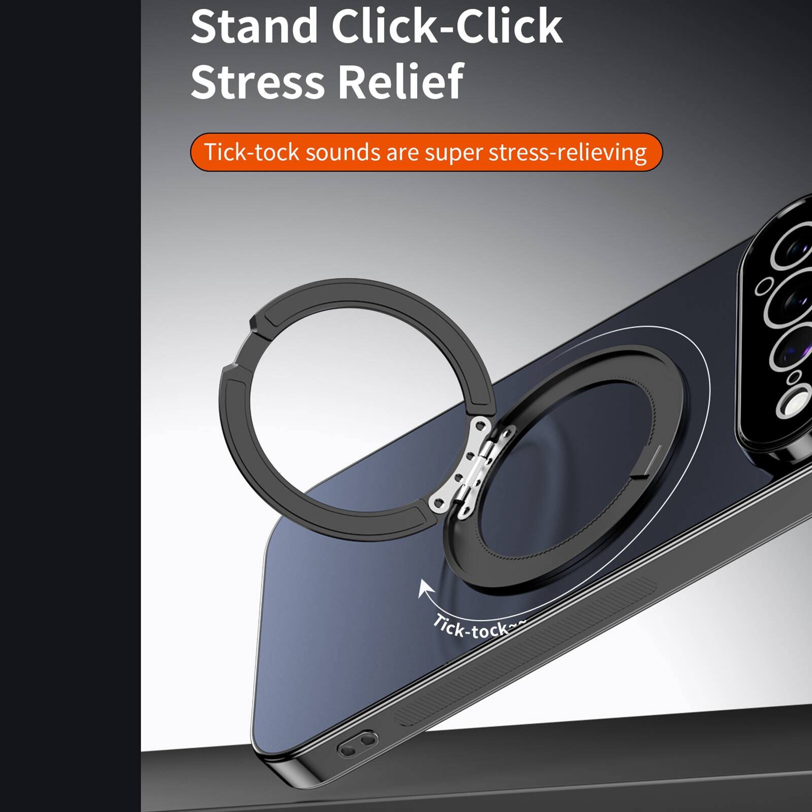 Stand Click-Click Stress Relief

Tick-tock sounds are super stress-relieving

Tick-tock