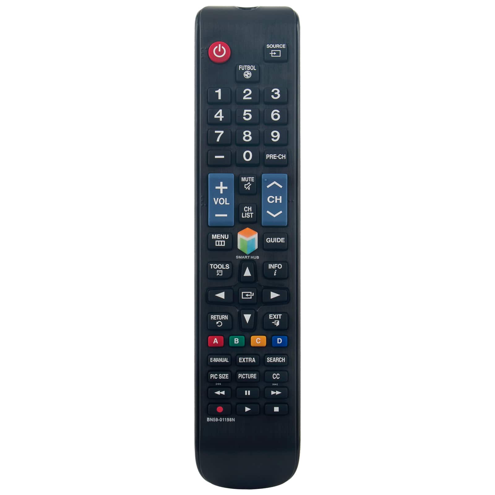 VINABTY - New BN59-01198N Replaced Remote Fits for Samsung TV UN55JU6500FXZA UN50JU650DFXZA UN40JU650DFXZA UN48JU6500FXZA - Black