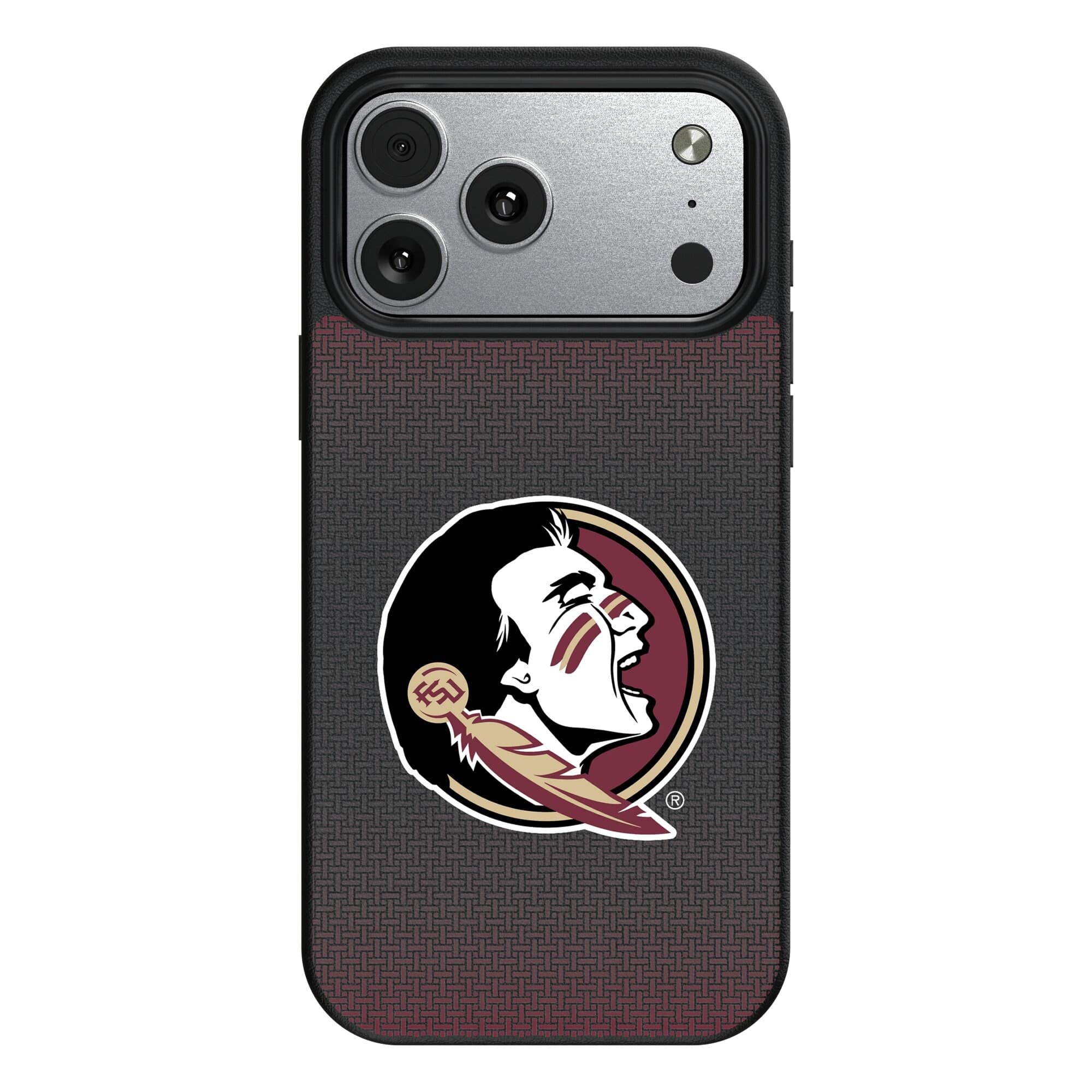 Keyscaper - NCAA - Florida State Seminoles Linen Logo iPhone Magnetic Bump Case - 17 - Black price history on PriceWatchPro