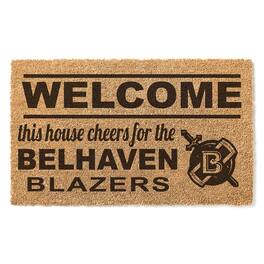 Jardine - Belhaven Blazers 18" x 30" Welcome Doormat - Brown