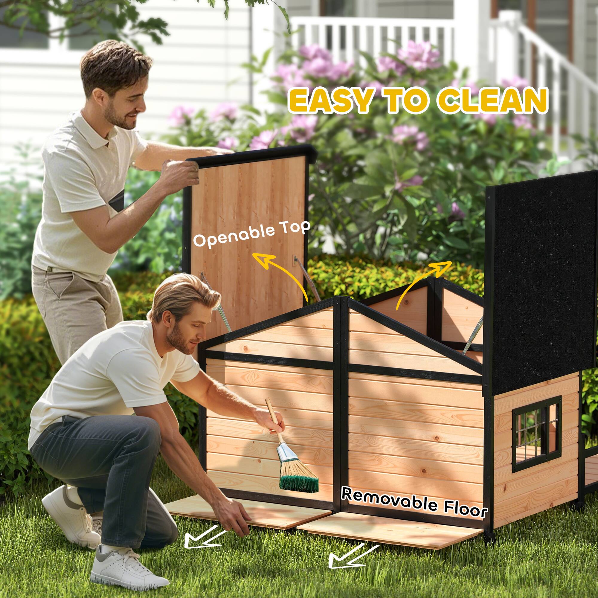 EASY TO CLEAN

Openable Top

Removable Floor