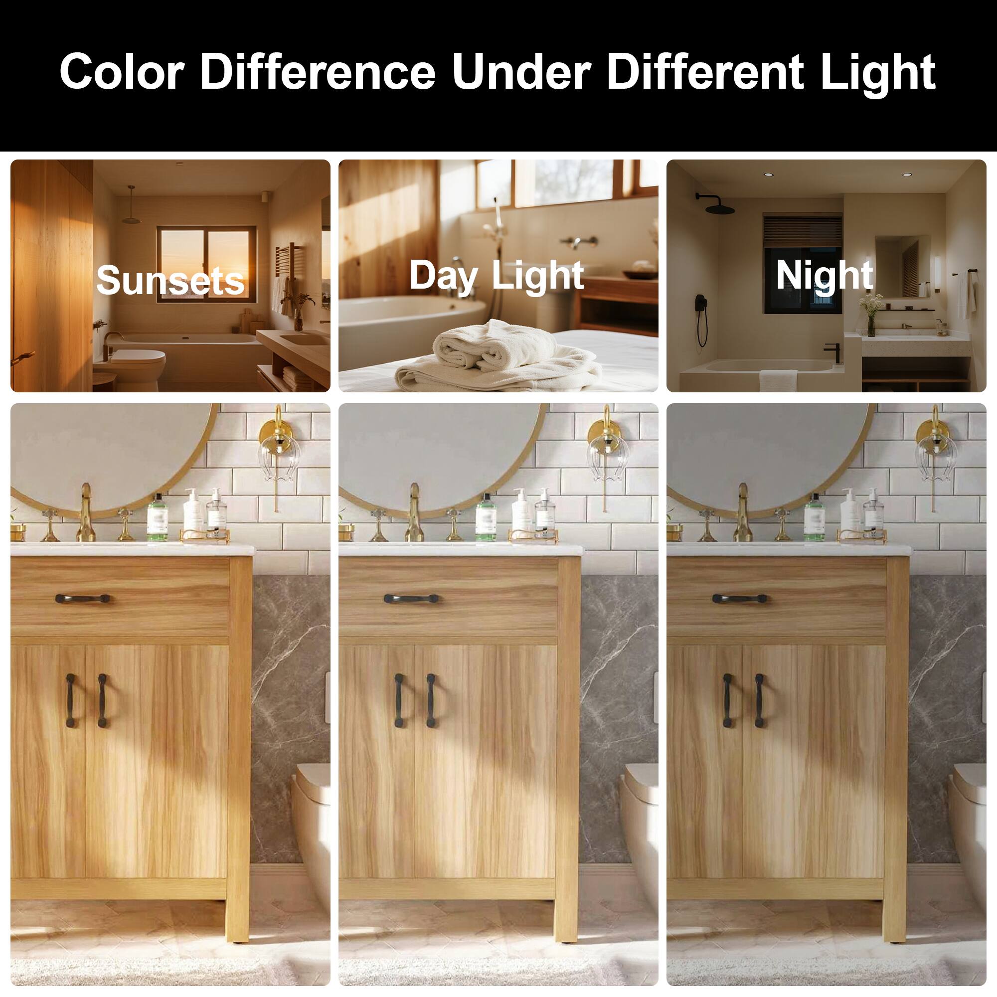 Color Difference Under Different Light

- Sunsets
- Day Light
- Night