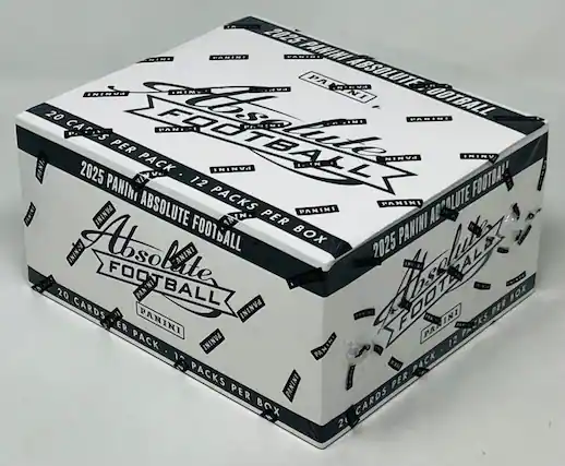2025 PANINI ABSOLUTE FOOTBALL
20 CARDS PER PACK
12 PACKS PER BOX
PANINI