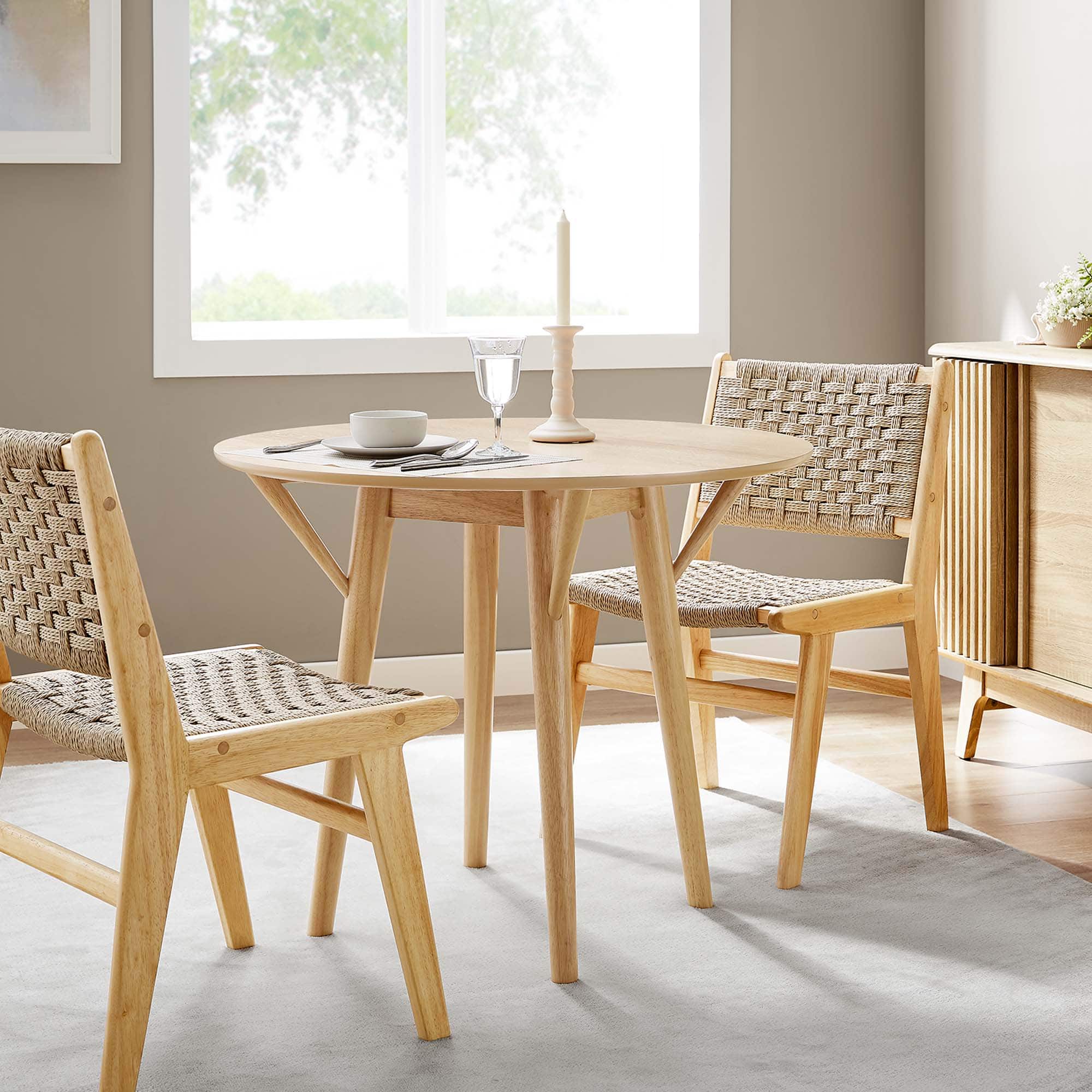 Gallant 36" Dining Table by Modway - Oak Oak